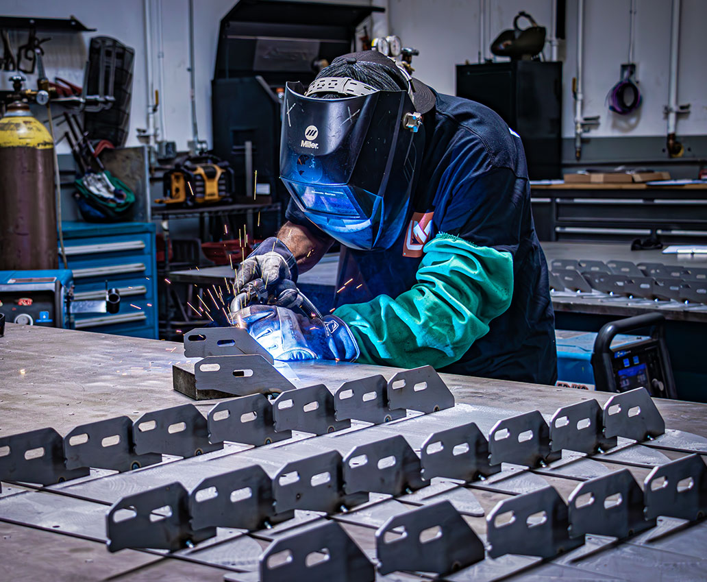 Latest Metalworks Employee working on CAD